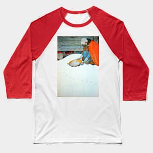 Christmas Eve Nissen - John Bauer Baseball T-Shirt